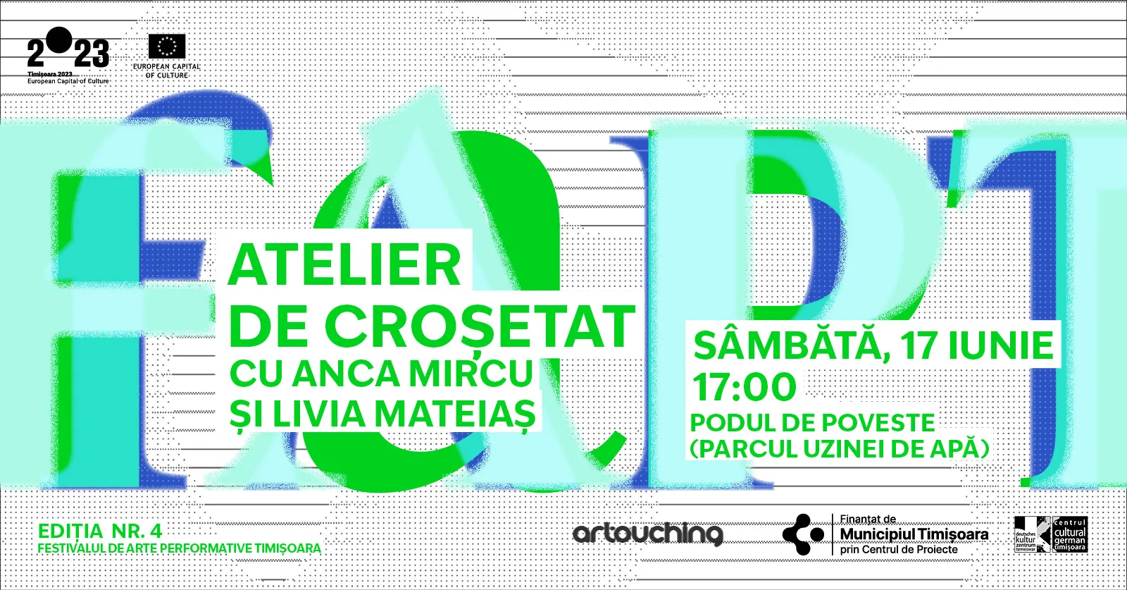 Reconectare la Podul de Poveste | Atelier de croșetat cu Anca Mircu & Livia Mateiaș #2