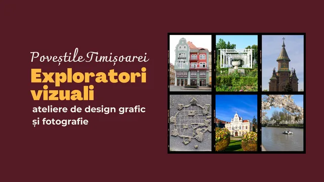 Exploratori vizuali: ateliere de design grafic și de fotografie pentru copii