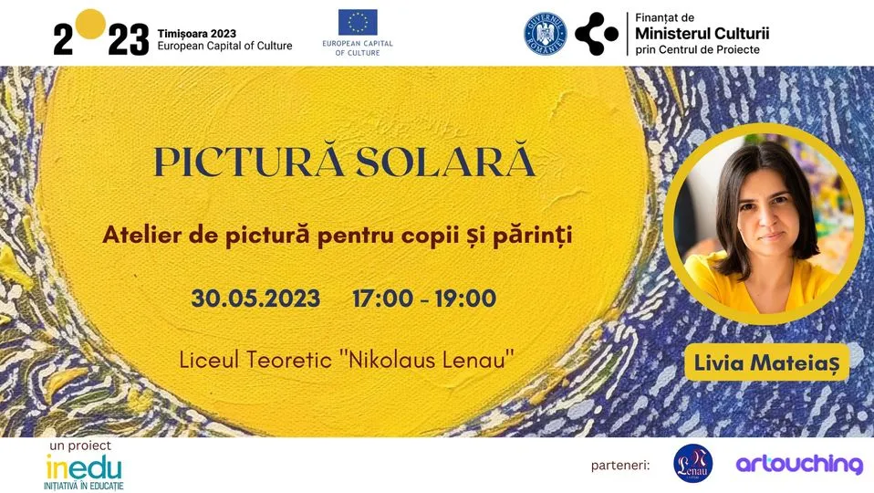 Pictură solară 2 - atelier de pictură pentru copii și părinți