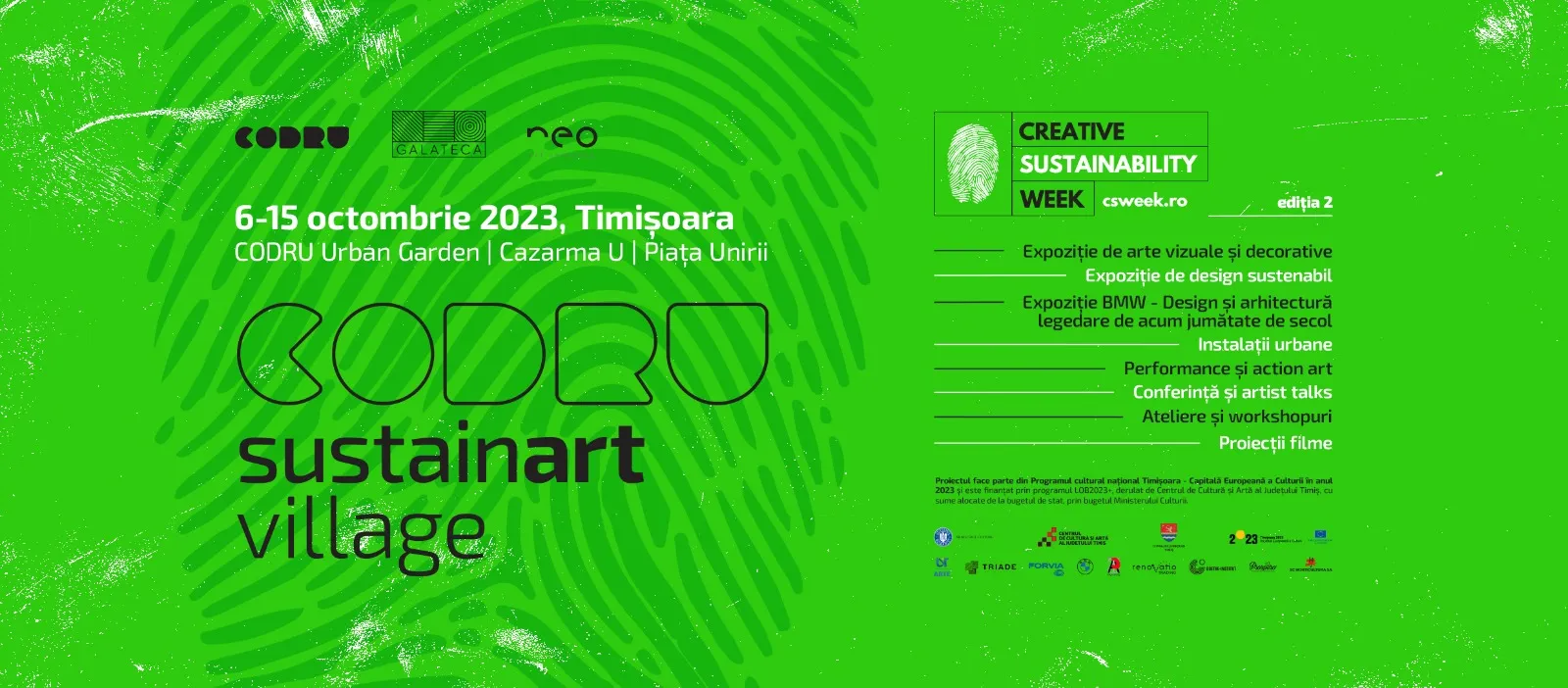 CODRU Sustainart Village Timișoara | CS week