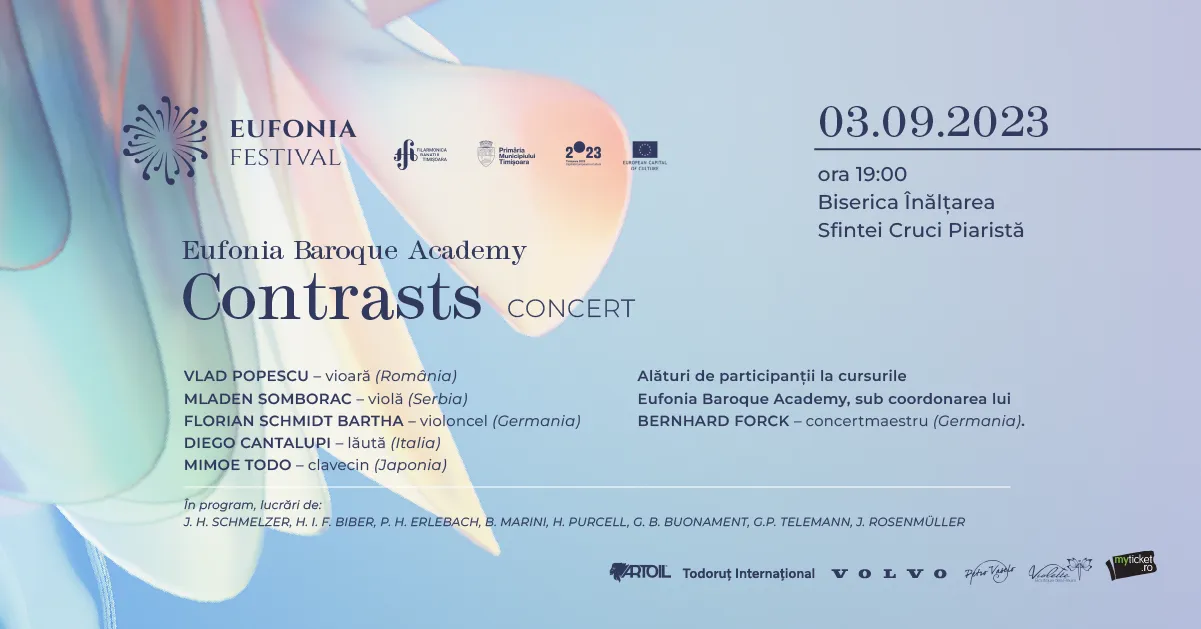 Concert Eufonia Baroque Academy | CONTRASTS