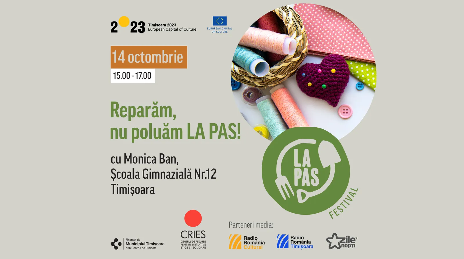 Workshop: Reparăm, nu poluăm LA PAS!