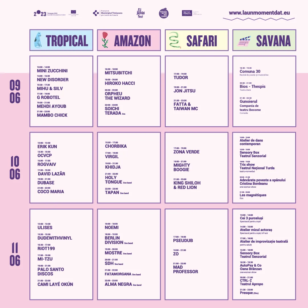 Program Launmomentdat in Parc 2023