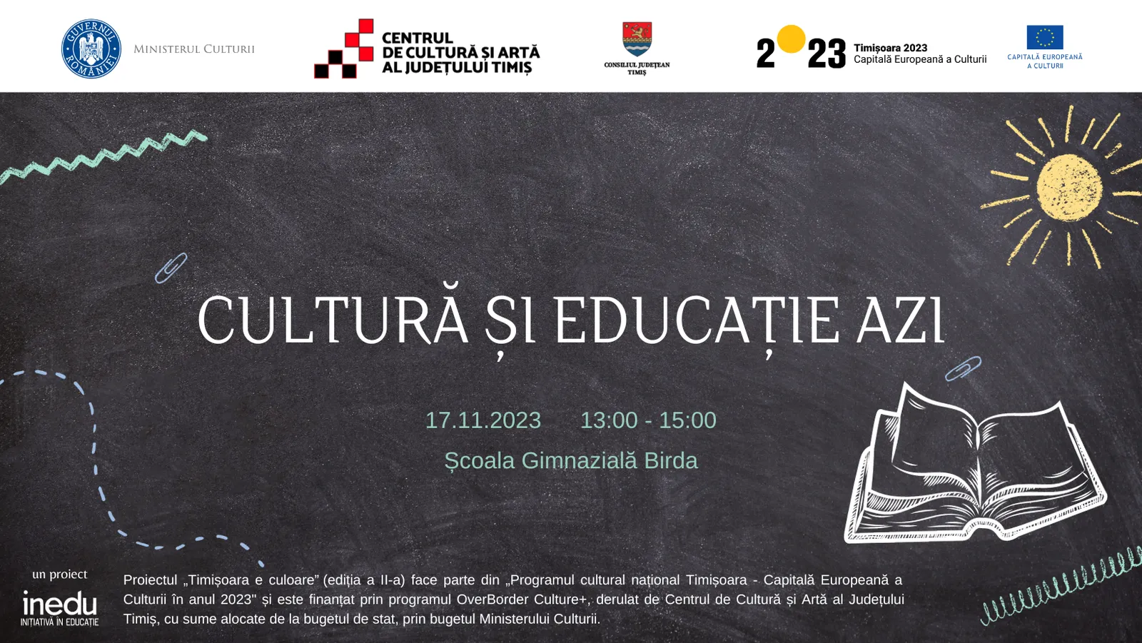 Culture and Education TODAY – Training Program Dedicated to Teaching Staff