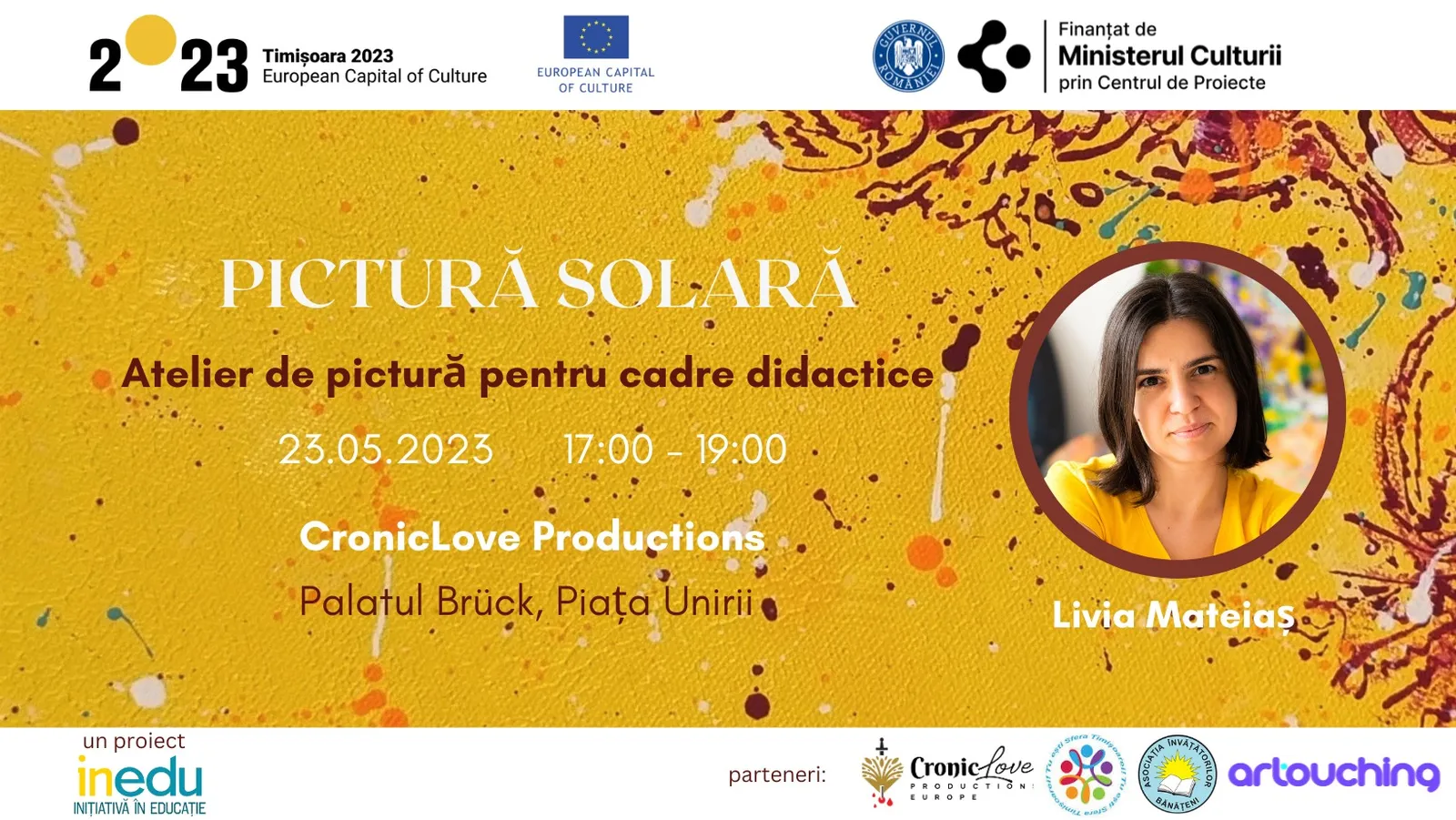 Pictură solară - atelier de pictură pentru cadre didactice