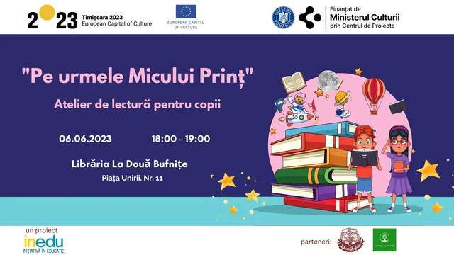 Pe urmele Micului Prinț - atelier de lectură pentru copii 1