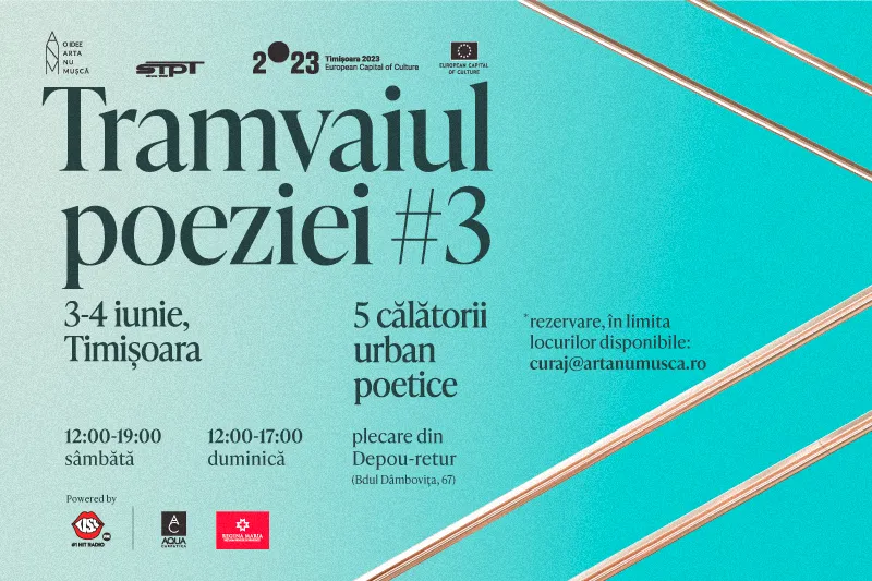 Tramvaiul Poeziei #3 la Timișoara