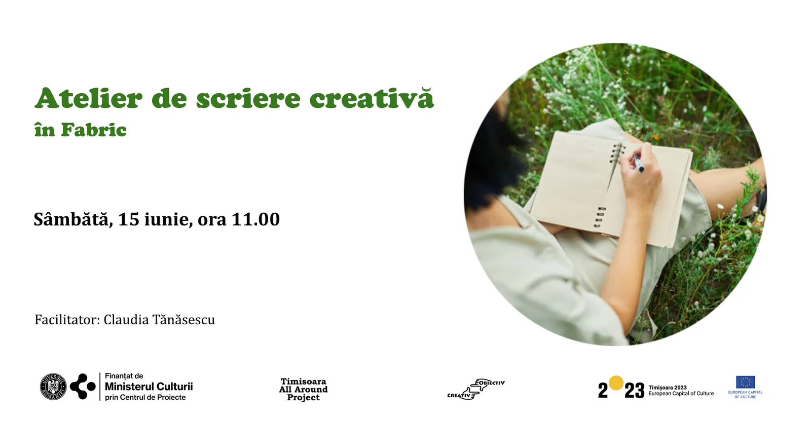 Atelier de scriere creativă în Fabric