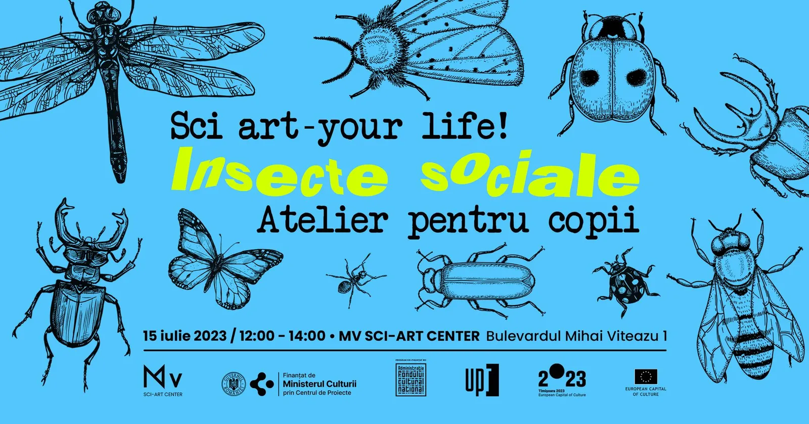 Insecte sociale. Atelier pentru copii