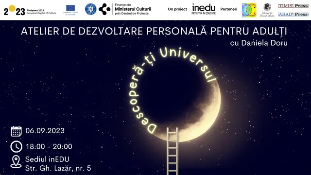 Descoperă Universul Interior – atelier de dezvoltare personală pentru adulți