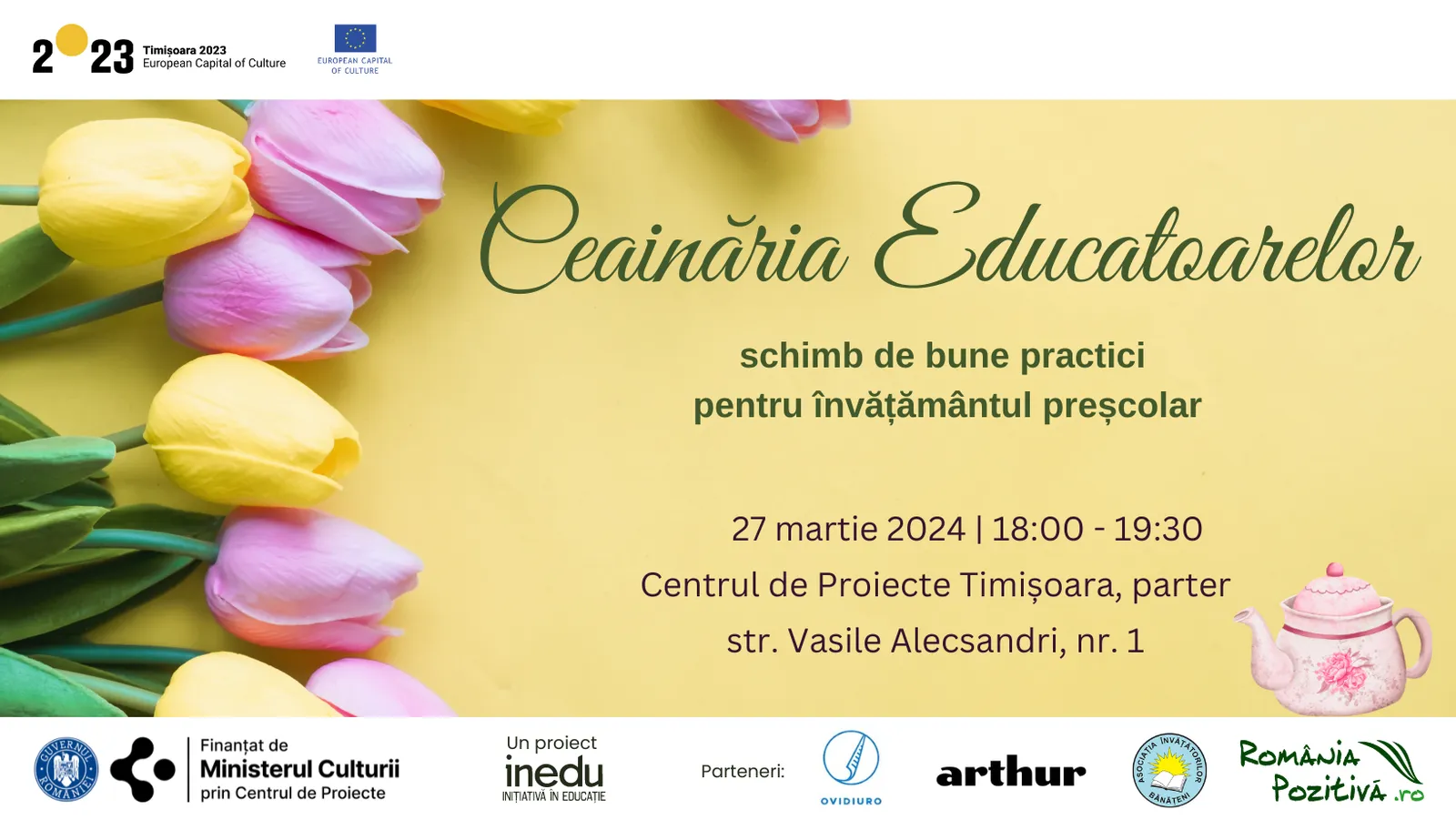 „Ceainăria educatoarelor” – ediția #13