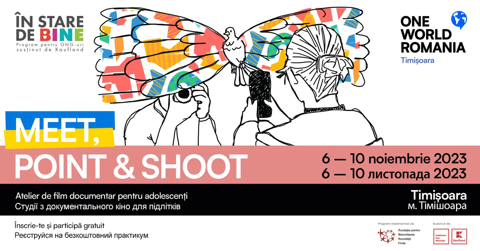 Meet, Point and Shoot – educație de film documentar și drepturile omului alături de refugiați